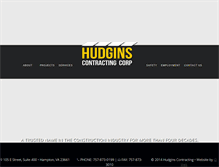 Tablet Screenshot of hudginscontracting.com